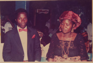Prof. Naomi Nari with husband James - Rugu