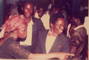 Prof. Naomi Nari with husband James - Rugu