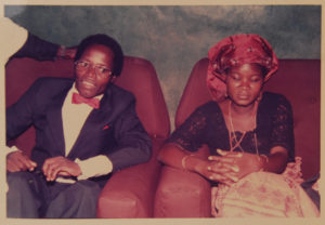 Prof. Naomi Nari with husband James - Rugu